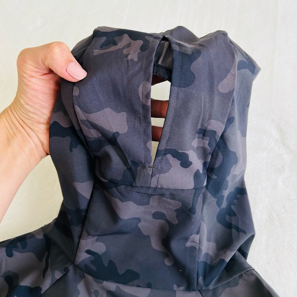 Zyia Forest Camo Zipper Hoodie Jacket black and gray camo Women - Picture 3 of 16